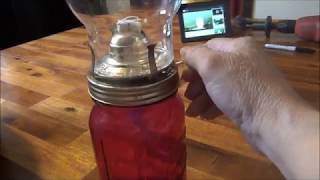 How I Made An Oil Lamp [upl. by Bois823]