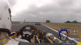 Superkart  CIKFIA European Championship Snetterton 2013  Race 2 [upl. by Standish]