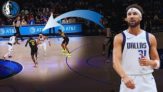 Wait The Klay Thompson Dallas Mavericks DEBUT Was INSANE  Film Analysis [upl. by Arraic102]