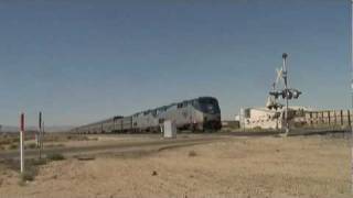 Detoured Amtrak Coast Starlight Rosamond California [upl. by Wendie307]