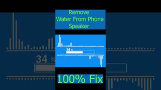 Remove Water From Phone Speaker \u00100 Fix shorts viralvideo speaker water sound [upl. by Arais]