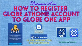 How to Register Globe AtHome Wifi Sim to Globe One App  amp More Features  Charisma Mae [upl. by Steady]