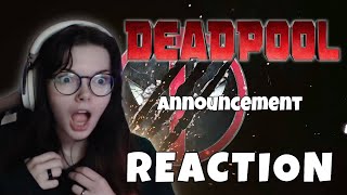 THERES NO WAY Deadpool 3 Announcement  REACTION [upl. by Cirdla738]