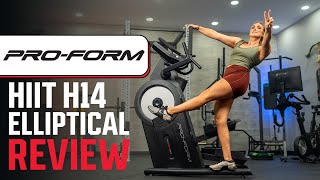 ProForm Pro HIIT H14 Elliptical Review A LowImpact Vertical Elliptical [upl. by Paquito]