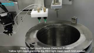 How To Set Liquid Sensor Detection Position Lyophilized Bead Dispensing Machine LyoBeads ANTITECK [upl. by Pallas]