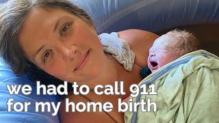 My home birth didnt go as planned  real amp raw home birth story [upl. by Hurlee]