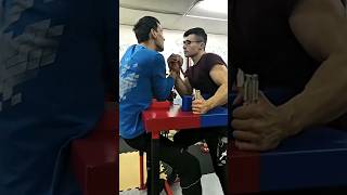 Akimbo experienced Big Brother Strength 😲 shortsvideo armwrestling akimbo69 [upl. by Gittle365]