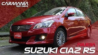 Suzuki Ciaz RS a prueba  CarManía [upl. by Nnylakcaj]