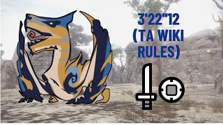 MHRise Switch  HR Tigrex SnS Solo TA Wiki Rules  32212 [upl. by Unity]