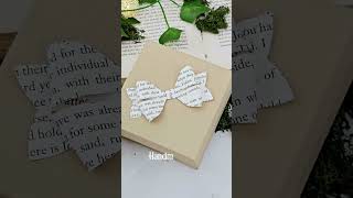 Book Page Eearrings for Teacher Christmas Gift [upl. by Ladiv]