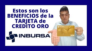 CUALES son los Beneficios de la TARJETA de CREDITO ORO Inbursa [upl. by Kepner257]