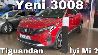 Peugeot Yeni 3008 Active Prime İnceleme Sizce Tiguandan İyi Mi  Fiyat BilgisiGebze Nazer Otomotiv [upl. by Heyman940]