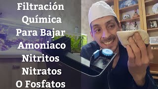 🔵 Aprende A Bajar El AmoniacoNitritoNitrato O Fosfatos Con La Filtración Química Acuarios MB [upl. by Sisely]