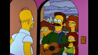 Ned Flanders sings Diddley Dee AI Cover [upl. by Yebba796]