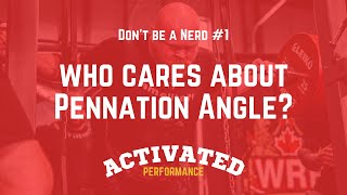 Pennation Angle WHO CARES  Dont Be A Nerd EP1 [upl. by Akenn]