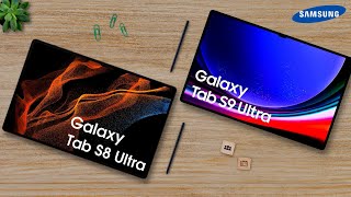 Samsung Galaxy Tab S9 Ultra vs Galaxy Tab S8 Ultra  Worth the Upgrade [upl. by Rramal484]