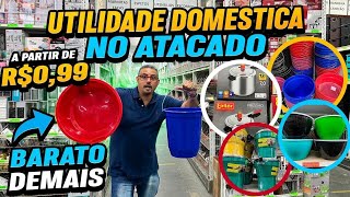 🚨 Utilidades Domesticas para o Lar no Brás loja Atacadista [upl. by Zohar]