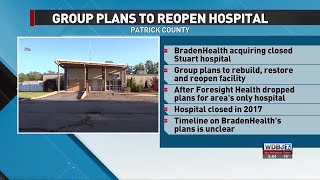 Plans Underway to Reopen Patrick County Hospital [upl. by Hillari]