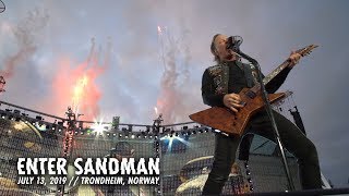 Metallica Enter Sandman Trondheim Norway  July 13 2019 [upl. by Rehctaht868]