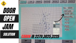 Door open jam solution canon ir 322530252270 canoncopier dooropenjam [upl. by Maag769]