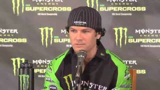 Supercross  Anaheim 1 2010  Press Conference Chad Reed [upl. by Hersh]