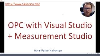 OPC in Visual Studio 2019 and Measurement Studio 2019 [upl. by Patten66]