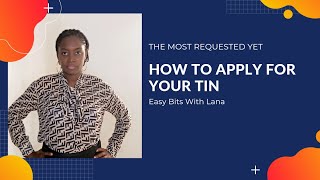 How To Apply For Taxpayers Identification Number TIN [upl. by Lavicrep]