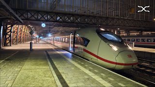 ICE 3neo  Siemens Velaro MS  DB Baureihe 408  Test  Amsterdam Centraal  Sound  Deutsche Bahn [upl. by Philippine34]