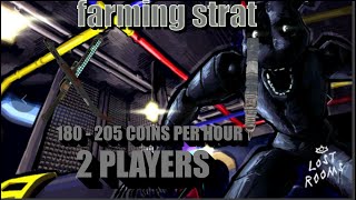 Lost Rooms Farming strat 180205 coins PER HOUR [upl. by Arch]