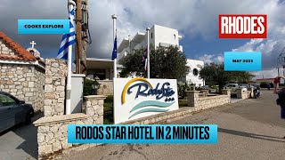 Rodos Star Hotel  Afandou in 2 Minutes [upl. by Messere]