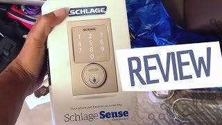 quotSchlage Sensequot Smart Lock Review [upl. by Mel694]