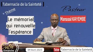 Culte du Dimanche 09 Avril 2023  Tabernacle de la Sainteté de Kananga [upl. by Ahsiemac157]