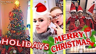 Gwen Stefani throwback  Christmas Holidays with Blake Shelton amp family 😍🎄 [upl. by Nivan]