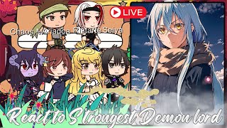 Cautious Hero React To Rimuru As The Strongest Demon Lord  Gacha Life Reaction  Slime part2 [upl. by Eiralc]