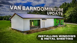 Barndominium UPDATE Finished Framing Walkthrough  Van Texas [upl. by Peppel]