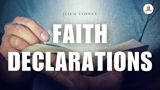 Faith Declarations  Promises from the Bible [upl. by Anawik]