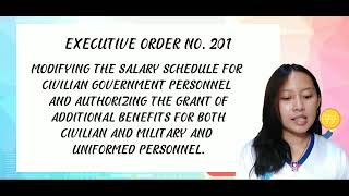 SALARY STANDARDIZATION LAW OF 2015 GROUP 3 REPORT [upl. by Yleoj]