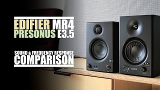 DSAUDIOreview  Edifier MR4 vs Presonus Eris E35  soundDEMO [upl. by Chapa]