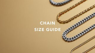 JAXXON chain size guide [upl. by Tonkin]