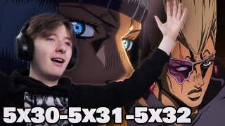 HES BACK  JJBA Part 5 Episode 30 31 and 32 Reaction [upl. by Erdied]