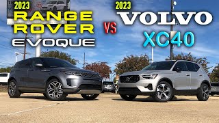 2023 Land Rover Range Rover Evoque VS 2023 Volvo XC40 [upl. by Hadwin]