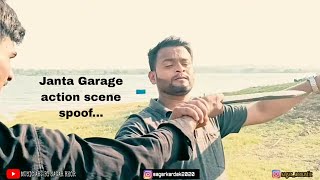 janatha garage action scenesjanatha garage action scenes hindi [upl. by Yesdnyl459]