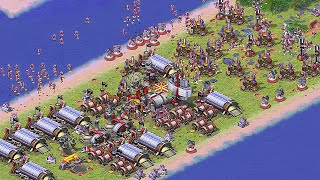 Red Alert 2 Micromanage your units in combat to optimize their effectiveness 3 Vs 1 Brutal AI [upl. by Iamhaj]