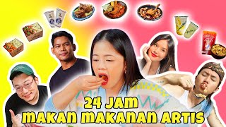 24 JAM MAKAN MAKANAN ARTIS [upl. by Trocki]