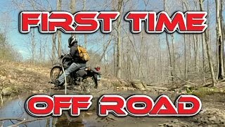 Suzuki DR650  Off Road quotFIRST TIMEquot [upl. by Gilson470]