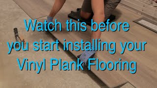 How To Install Vinyl Plank Flooring Quick and Simple [upl. by Euphemiah]