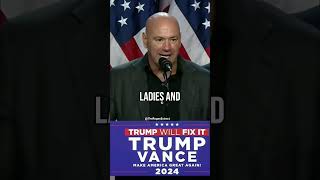 Trump Calls Dana White on Stage danawhite trump kamalaharris [upl. by Beck767]