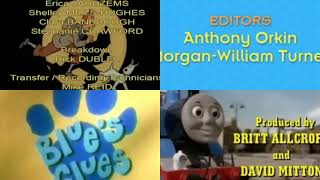 The Adventures of Tintin Blues Clues Broken Arrow Team Umizoomi Thomas amp Friends Credits Remix [upl. by Duax701]