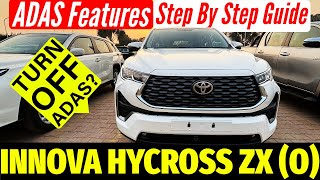 How to Disable ADAS on Toyota Innova Hycross ZXO All ADAS features of Innova Hycross Explained [upl. by Randee]