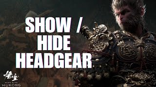 How to Show or Hide Headgear in Black Myth Wukong  Customize Headgear Visibility [upl. by Tteirrah]